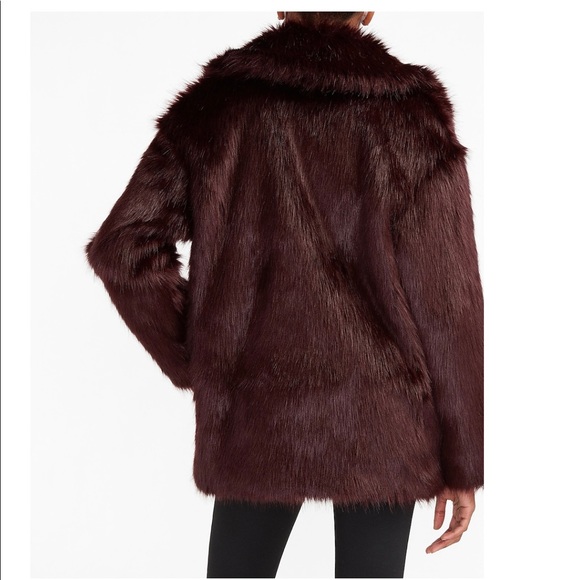 Express “Cozy Faux Fur Coat” sz xl - Picture 2 of 7